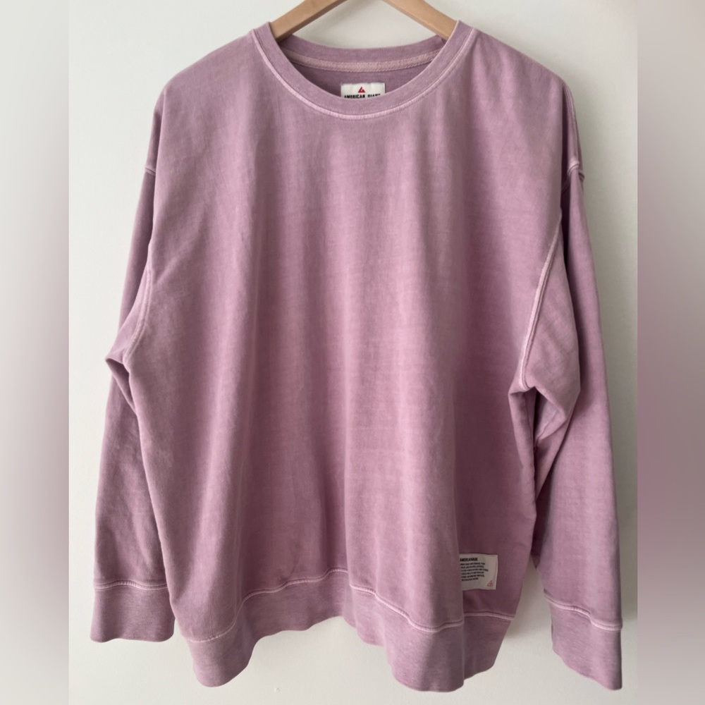 NWOT American Giant Vintage Wash Relaxed French Terry Crew Sweatshirt - size XL